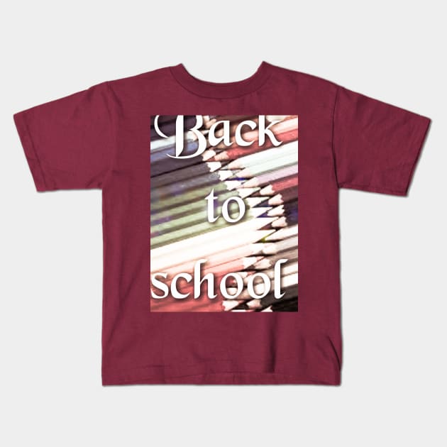 Back to school Kids T-Shirt by Jumana2017